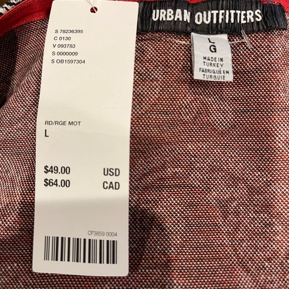 Urban Outfitters Kristy Printed Tube Dress. NWT - Picture 4 of 6